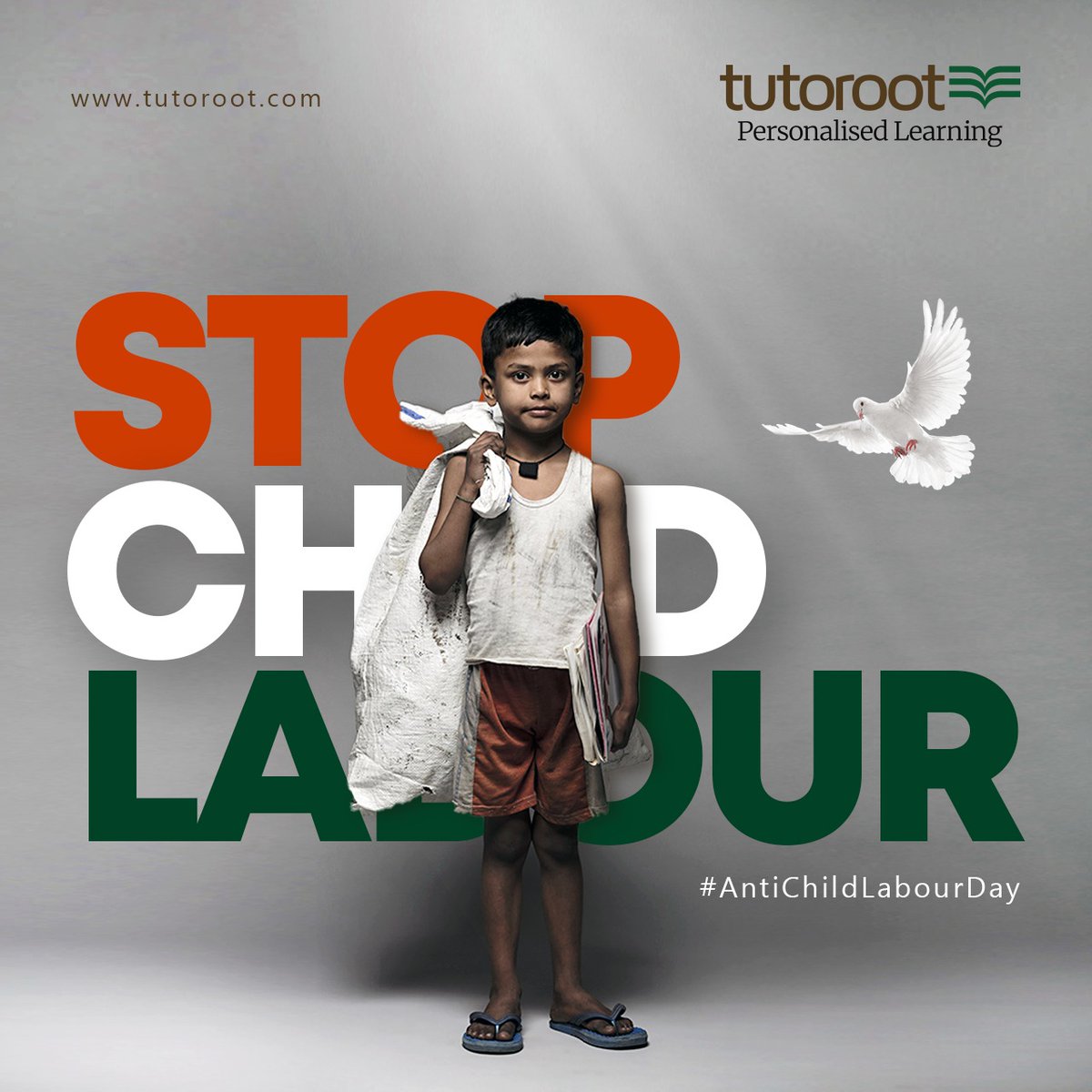 Tutoroot's tweet image. A nation can only be progressive if we allow children to learn rather than earn.

#Tutoroot #PersonalizedLearning #TheTutorootEdge #8th #9th #10th #11th #12th #worlddayagainstchildlabour #childlabor #childlabour #children #labour #stopchildlabour #childhood #antichildlabourday