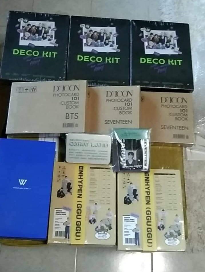 DOPEPHPasabuy's tweet photo. #DOPEPHUpdates ❗

BTS Deco Kit Tingi B1 &amp; B2
BTS Dicon 101 Tingi
SVT Dicon 101 Tingi B1 &amp; B2
SVT Caratland MD Tingi

~ finally dumating na po 🥺, will start packing po today, then I'll send the sco links once done packing na, salamat po ng marami sa patience! https://t.co/HRycwpad74