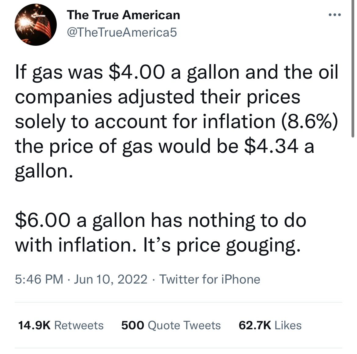 fundiescapital's tweet photo. A massive part of our country’s problem is this has 62k+ likes.  And — politicians are pushing this line of reasoning.  Godspeed, America. Godspeed. https://t.co/KjChFxJzs0