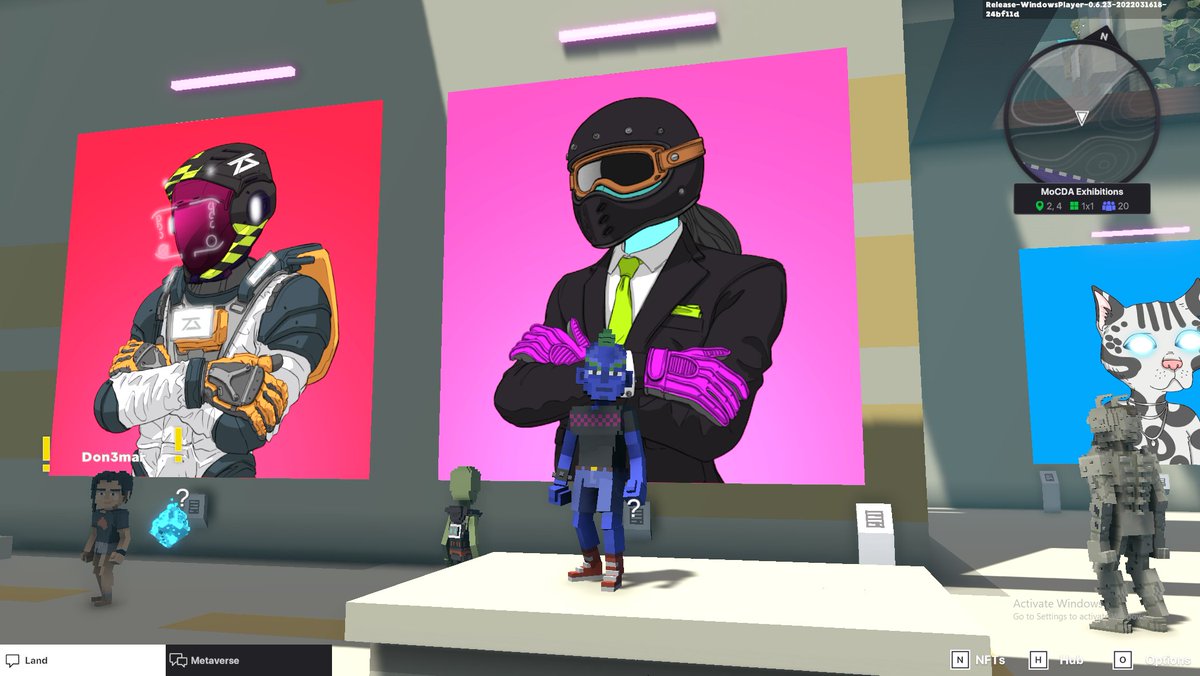 WawCemw's tweet photo. @TheSandboxGame @MOCDA_ I just participated in the #TheSandbox weekly contest for a chance to win 200 mSAND! Here is my favorite piece from the exhibition, check out my screenshot below!
👇 https://t.co/aSRzwpQyjs