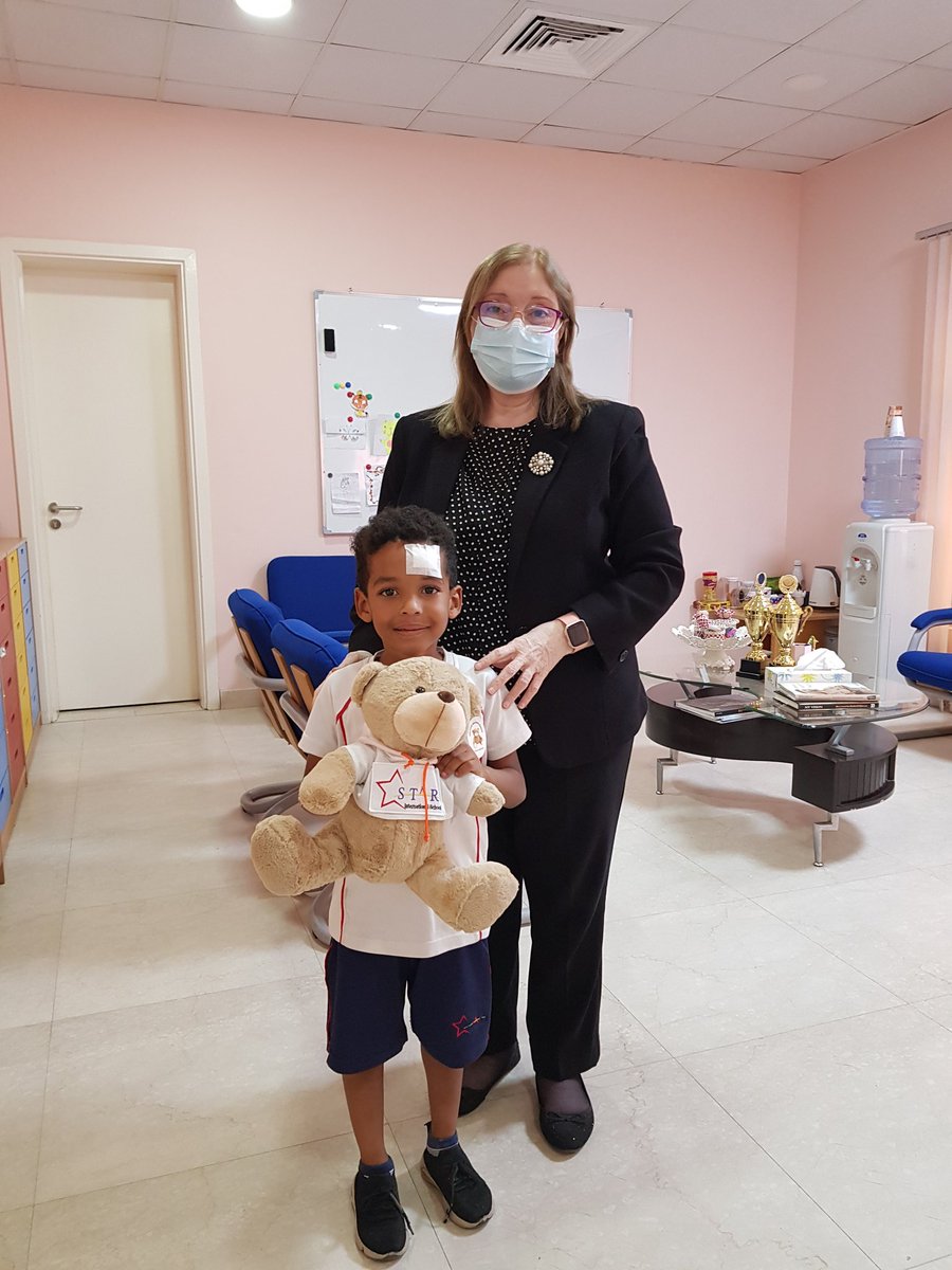 oDolllyaraltwar's tweet photo. Yassine of Year 1 at Star International School Altwar gets awarded the school mascot for being Brave. @staraltwar @StarQusais @KyleKnott12 @KHDA #SuccessfullyStar #eduTwitter #CollabUAE #headteacherchat #SLTCHAT #Educatorsinpink @MrDavidGill1 @salmapatel1 https://t.co/Fn7m0v8vcK