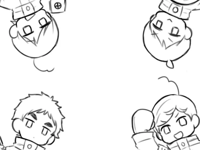 企画絵～～〜☺☺なんのボカロかわかるかしら☺☺ 