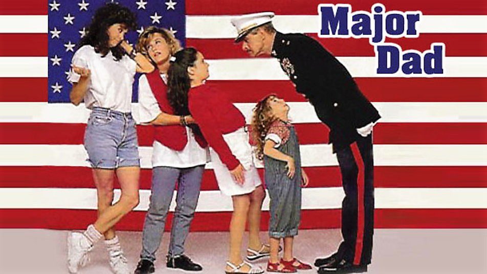 CrunchyScott's tweet photo. Anyone else remember “Major Dad”??? #uptoolate https://t.co/93owIT0DKm