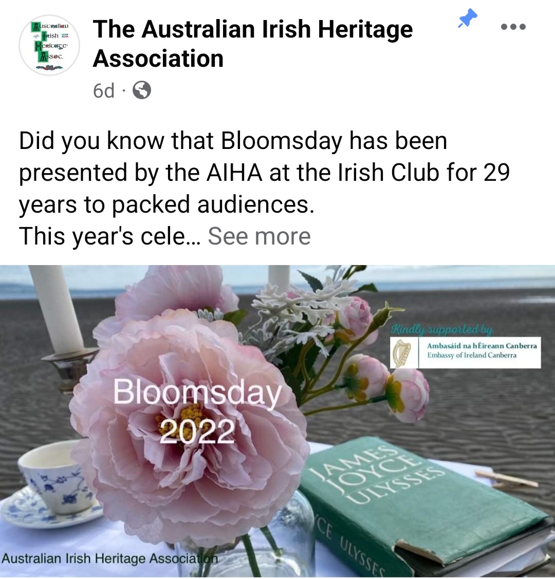 Log on to Facebook for more info.