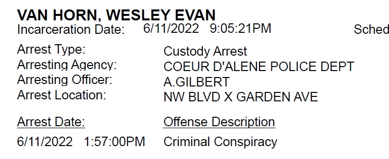 afainatl's tweet photo. We can now reveal the identity of Patriot Front's Network Director for "Network VI" (northern AL &amp; GA, southern TN).

Wesley Evan Van Horn of Lexington, Alabama is "Christopher AL" of Patriot Front. He was arrested w/ 30 other PF members in Idaho on Sat.
(R pic: 2020 PF training) https://t.co/jmTlMiNBKd