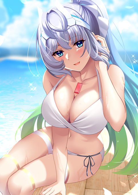 エピックセブンから水着ヴェリアンを描きました👙
#エピックセブン  
#epicseven 
#イラスト 