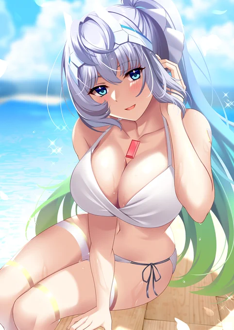 エピックセブンから水着ヴェリアンを描きました#エピックセブン  #epicseven #イラスト 