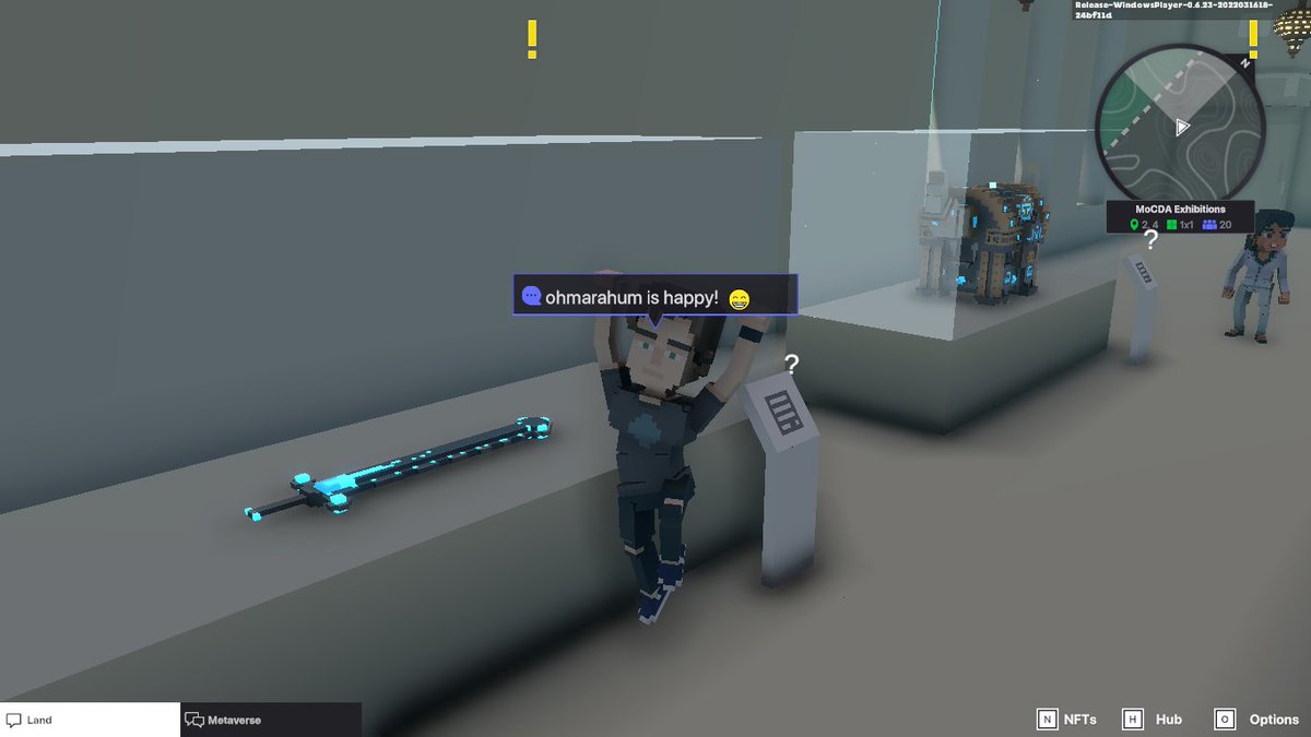 OhmaraHum's tweet photo. @TheSandboxGame @MOCDA_ I just participated in the #TheSandbox weekly contest for a chance to win 200 mSAND! Here is my favorite piece from the exhibition, check out my screenshot below!
👇 https://t.co/wyHCzWLJ9M