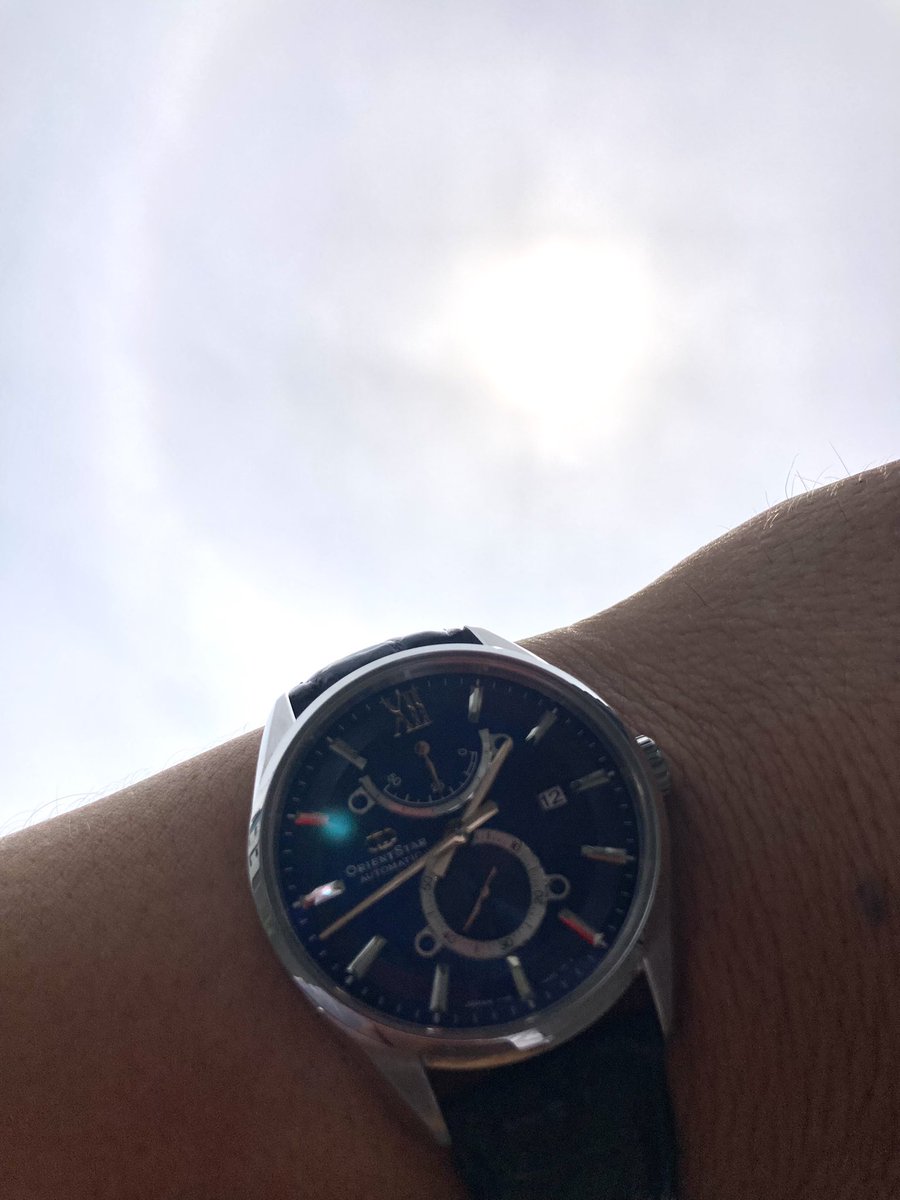 554Watch's tweet photo. 梅雨入り直後の晴れ間！
本日はSLIMDATEで勤務中！

#オリエント
#オリエントスター
#マイオリエントスター 
#オリエン党
#おりえん党® 
#orientstar 
#orient https://t.co/AN5ZAQubpa