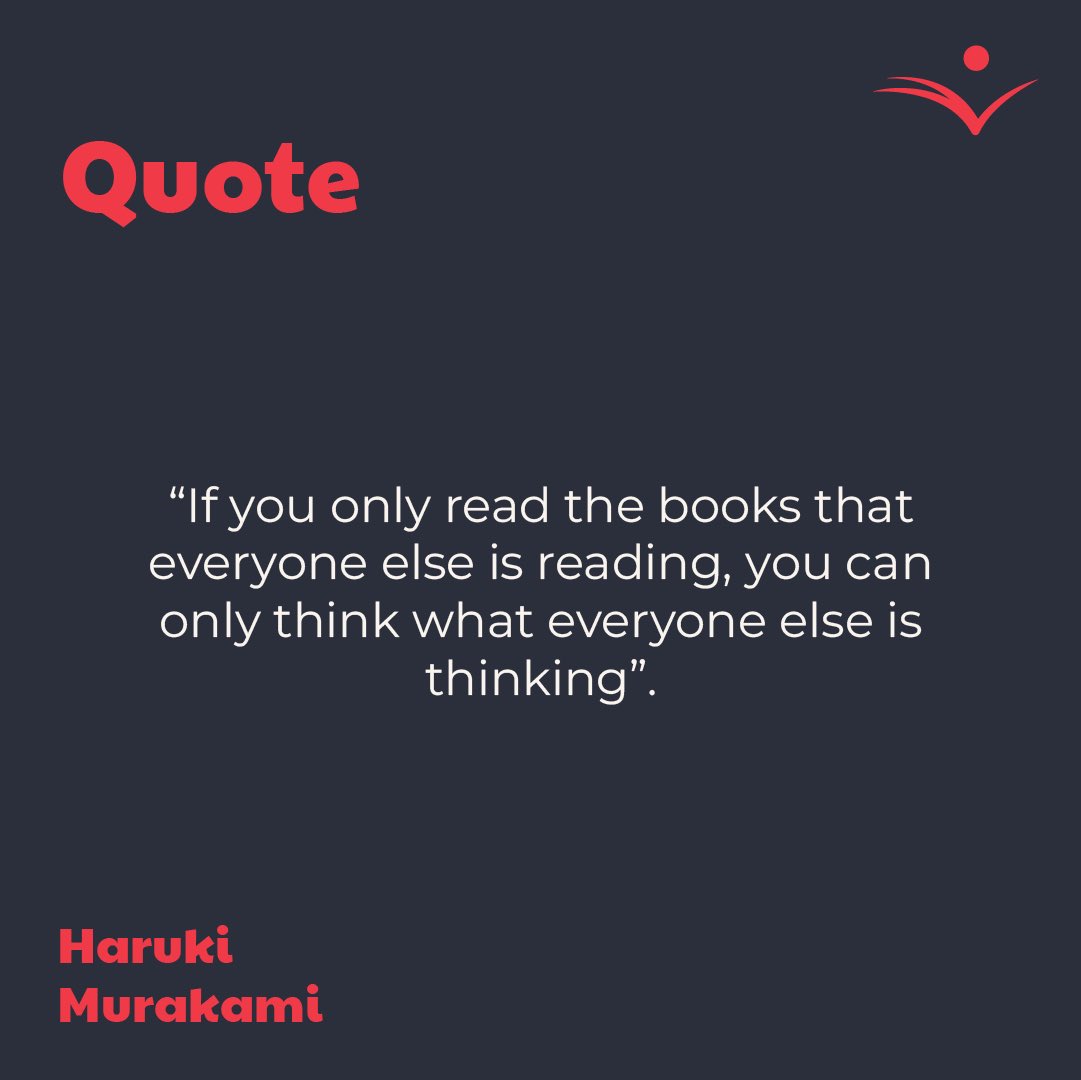 BahrainiReaders's tweet photo. Quote of the day by Haruki Murakami @harukimurakami_ 

------
#BahrainiReaders #Quotes #Murakami https://t.co/3XLGQFqgoA
