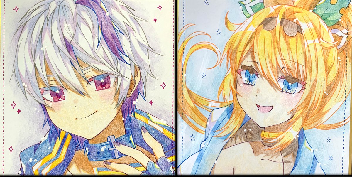 ✎少し前に手掛けさせていただきました色紙イラストをまとめてみました~
色々なキャラが描けて楽しかったです!
ありがとうございました🙌
▼リクエスト色紙
https://t.co/z25W75iCdr