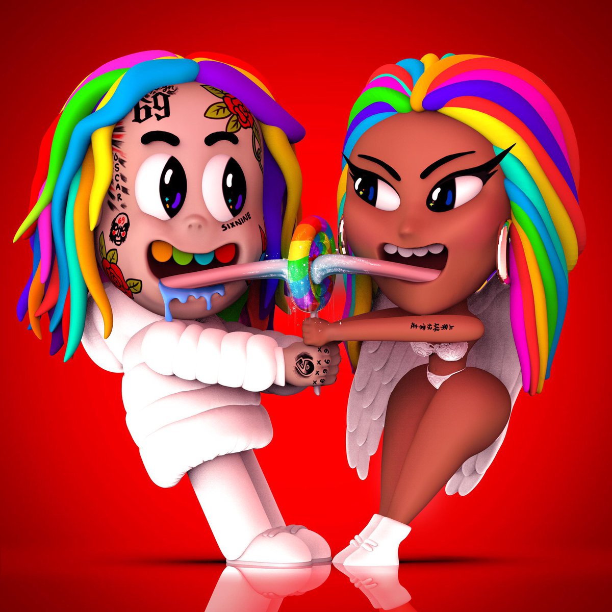 nmcaviar's tweet photo. 2 years ago today, 6ix9ine &amp; @NICKIMINAJ released "TROLLZ".

It debuted at #1 on the Hot 100, making Nicki the first female rapper to do so this century, is certified Platinum in the US and it holds the record for the biggest debut for a Hip-Hop video in YouTube history. https://t.co/BvHPqxo8mk