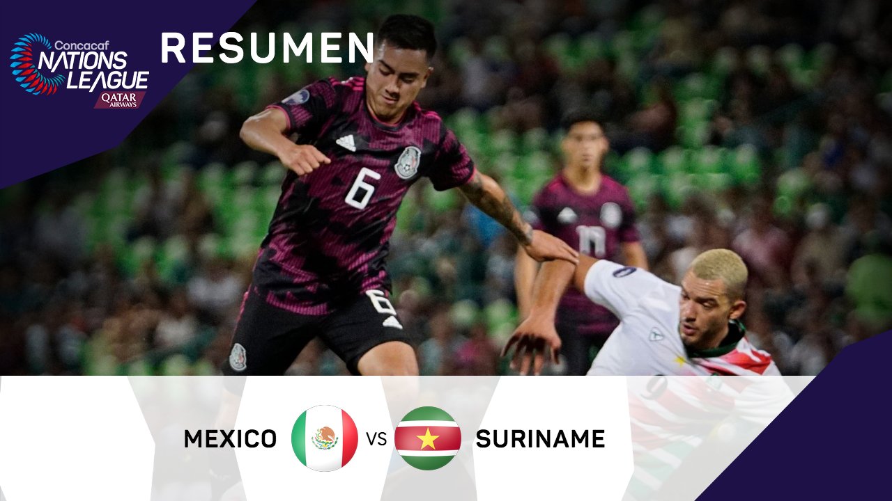 📹 👀 ¡No te pierdas las mejores jugadas del debut de @miseleccionmx 🇲🇽 en #CNL22 frente a @OfficialSVB1920 🇸🇷!

👉  👀 📰”