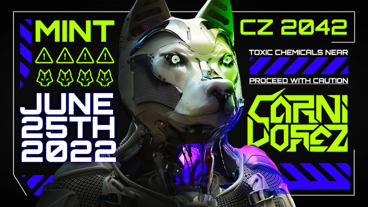 TobyCrypto3's tweet photo. @DobiesNFT Still early for @CarnivorezNFT 🔥 https://t.co/Op9N8PSwhu