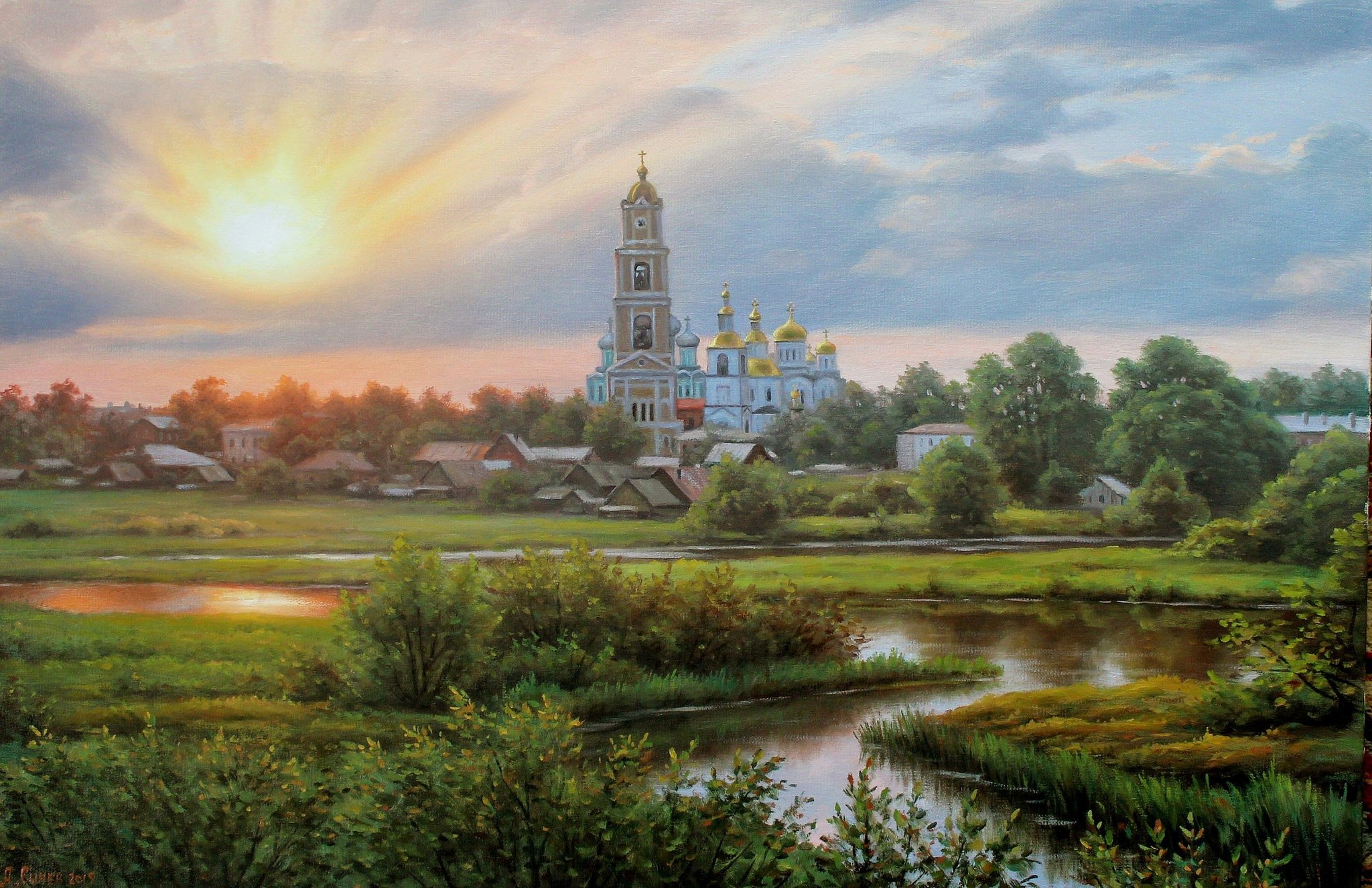 Деревенская Церковь Есенинская Русь