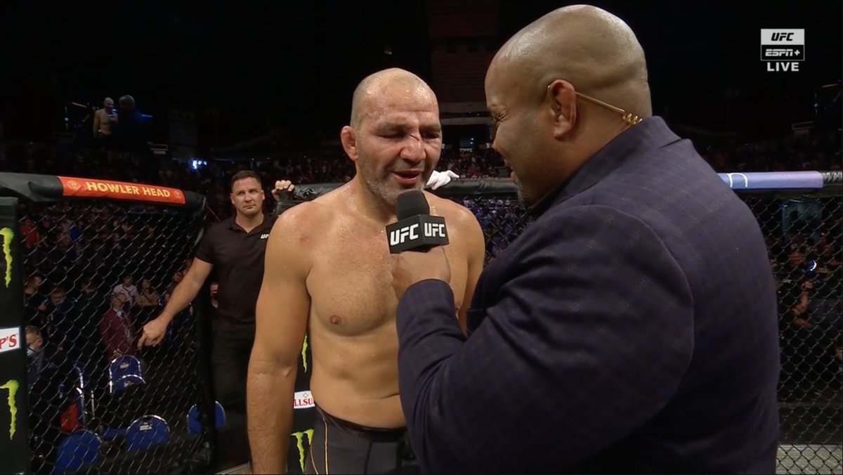 mma_kings's tweet photo. Glover Teixeira: "Did I look 42 out there? No? Then I'm going to keep going." #UFC275 https://t.co/uoDs6VNHhV