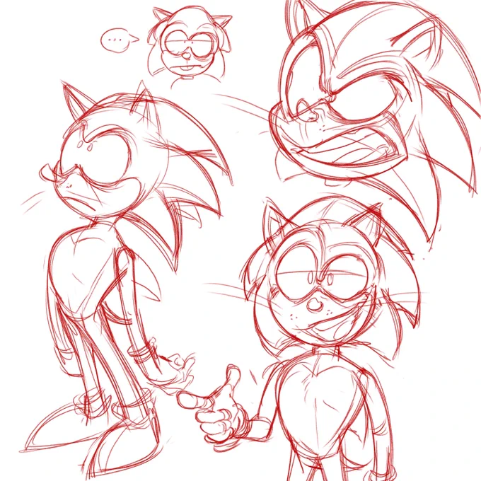 I decided to do something different today! 💙

#SonicTheHedgehog #KnucklesTheEchidna #SONIC 