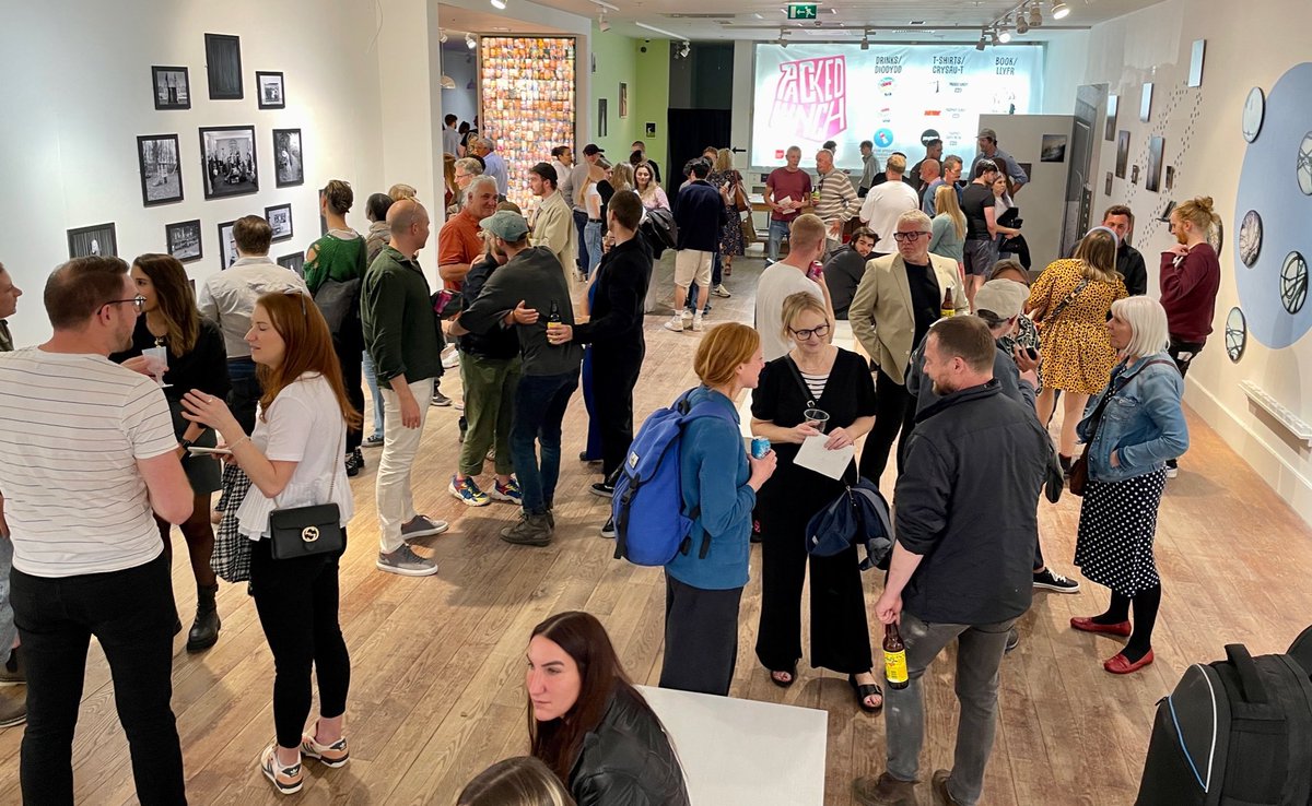 DocPhotUSW's tweet image. Huge thanks to friends, families, colleagues, industry partners, sponsors for supporting our opening evening @packed_lunch_exhibition @stdavidscardiff . We were overwhelmed by the support. We are open today 10-5 and every day until Friday 17th. We are next to the Apple store