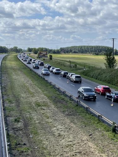 VDNSeclin's tweet photo. Accident sur l’autoroute A23 au niveau d’Auchy-lez-Orchies, au moins un blessé grave https://t.co/0edX9bv5Lo https://t.co/eTdiSNhmag