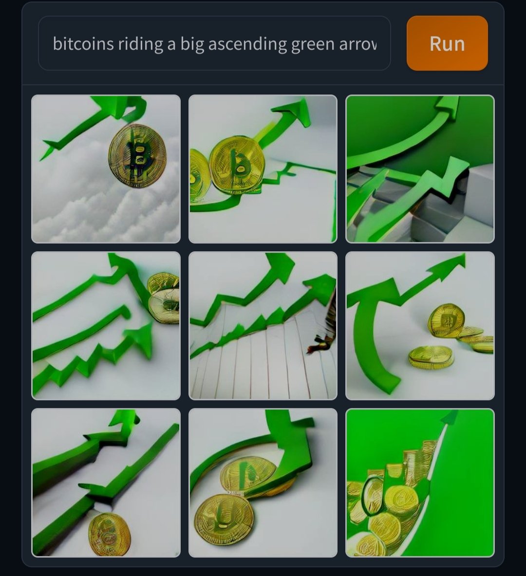 CNW_Walter's tweet photo. According to DALL-E mini this is what the future of #Bitcoin looks like https://t.co/iosS80wIVL