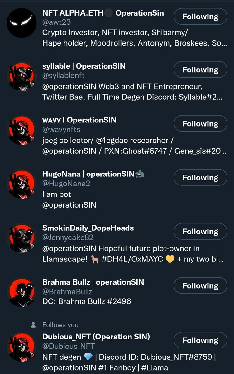 wancho_007's tweet photo. Thank you for the warm welcome @operationSIN fam. Let's unite and get connected to each other so we can solve this marvelous mystery.

#WeAreSINNERS
@HatoETH 
#SinnersFollowSinners https://t.co/qFTiWTmp08