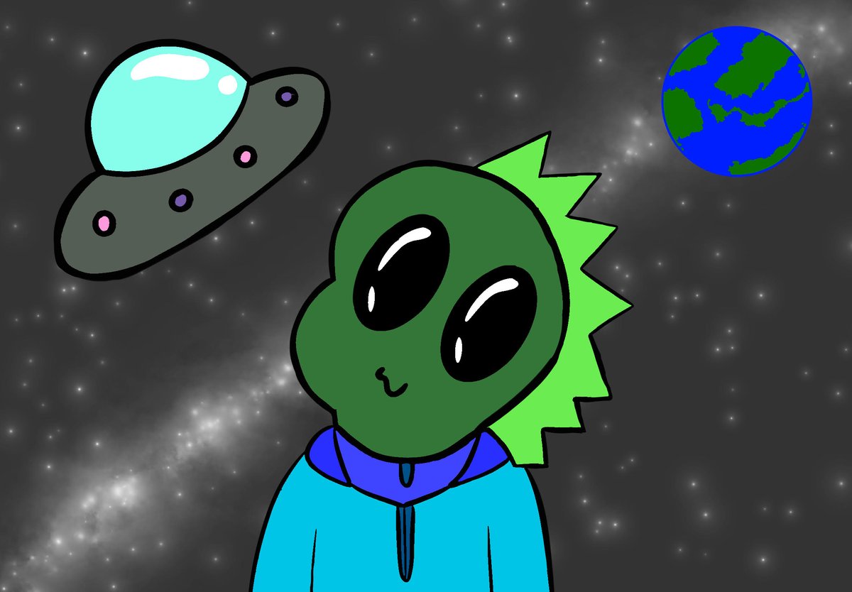 Jerald's Adventures! New release! 0.004 ETH only! Buy now! #NFT #buynow #Aliens #Jerald #NFTs  #nftart
