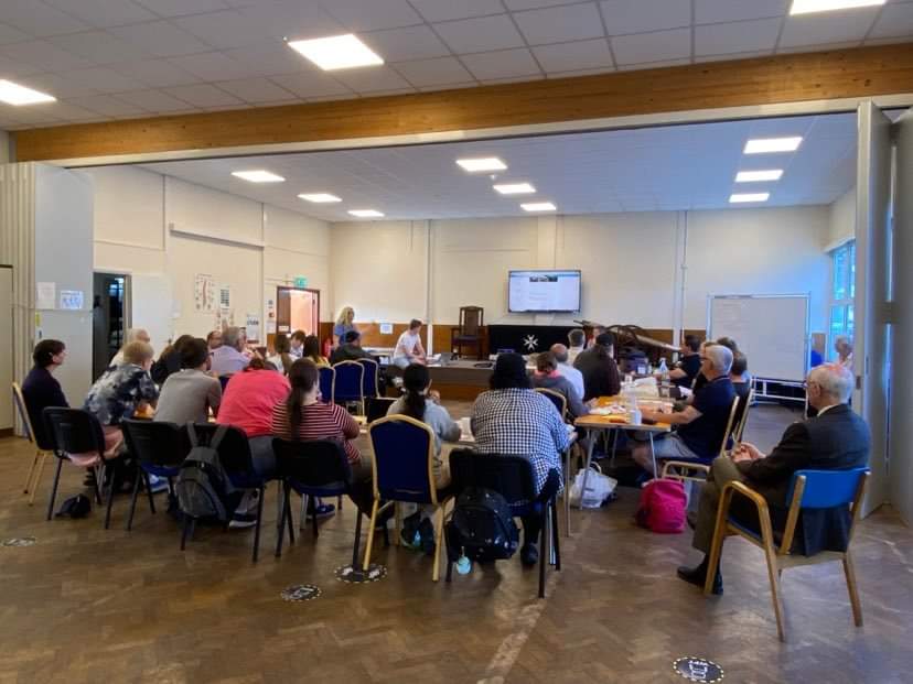 SJA_LASR_East's tweet photo. Kent Youth Leaders CPD day in Ashford. Heartbeat session completed following opening comments from our County President. Safeguarding session just started. More sessions to come including arts and crafts #youthleadership #heartbeat @SJALondon_South @kayburbidge @dawnhchandler https://t.co/8irPGsOItQ