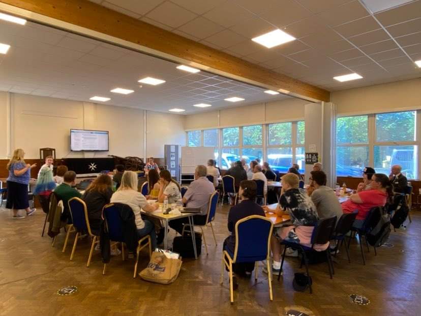 Kent Youth Leaders CPD day in Ashford. Heartbeat session completed following opening comments from our County President. Safeguarding session just started. More sessions to come including arts and crafts #youthleadership #heartbeat @SJALondon_South <a href="/kayburbidge/">Kay Burbidge</a> <a href="/dawnhchandler/">dawn chandler</a>