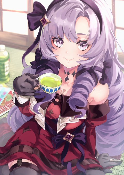 #サロメ百万展
ティータイムですわ〜!(*'∇`*) 