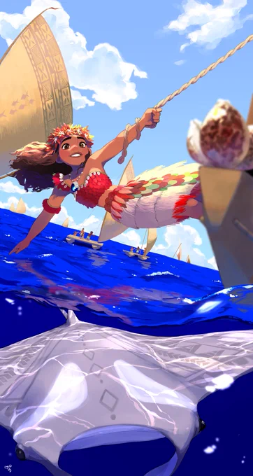WE KNOW THE WAY...⛵️🌊
航海士モアナ
#Moana 
