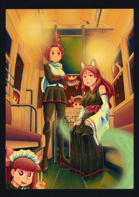 真面目に描いたやつも一応
#ケムリクサ絵を貼る見た人もやる 