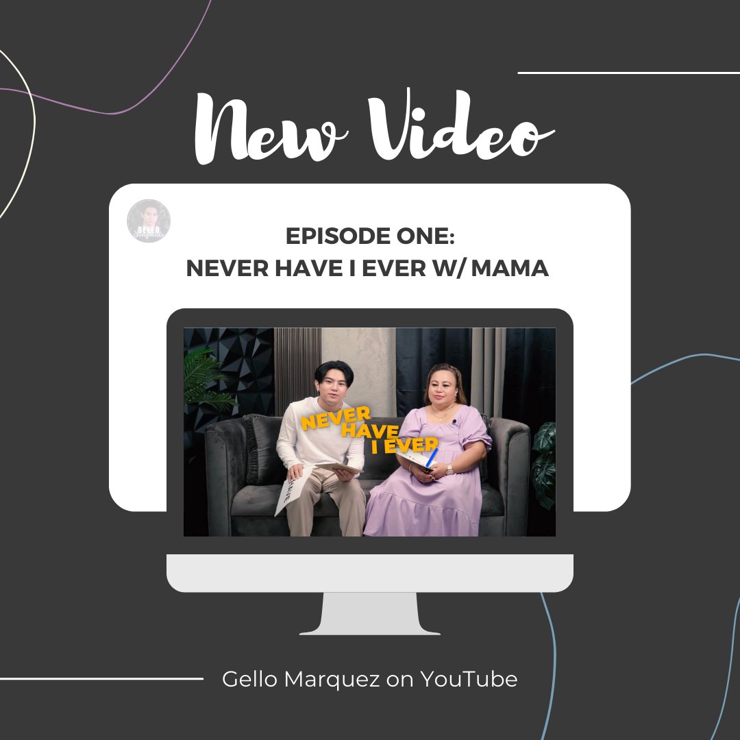 hey there, fam!

don’t forget to stream Never Have I Ever w/ mama sheila that is up on gello’s youtube channel! 😌

🔗 | youtu.be/1Hm-D616sLg
#GelloMarquez | <a href="/imgellomarquez/">𝖌𝖊𝖑𝖑𝖔 𝖒𝖆𝖗𝖖𝖚𝖊𝖟 🌹</a>