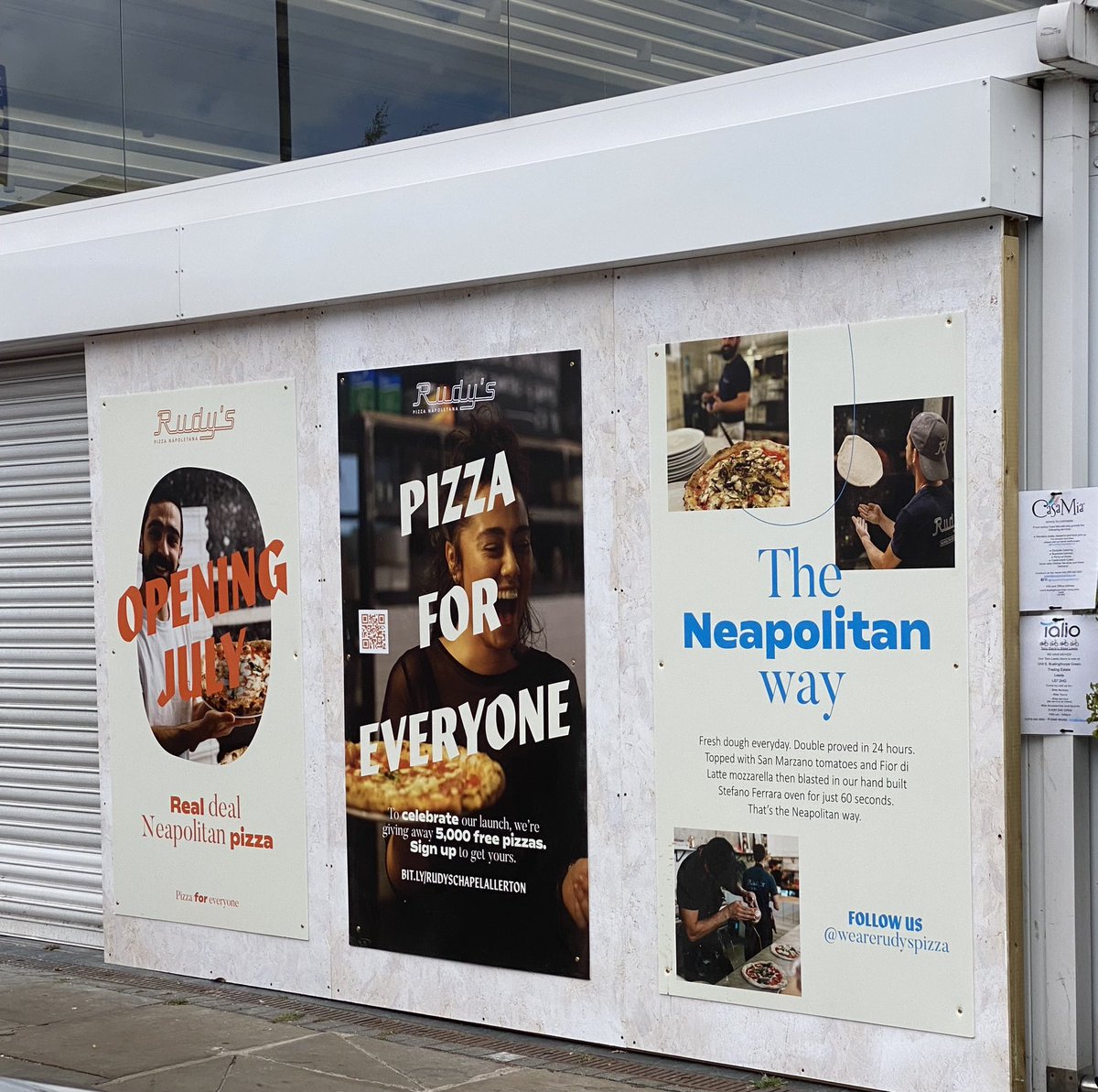 Slightly torn on this. On the one hand I live in Chapel Allerton and love Rudy’s, so… yay! On the other, can’t help but think this won’t be good for local indie restaurants that don’t have the luxury of the same ££ support.