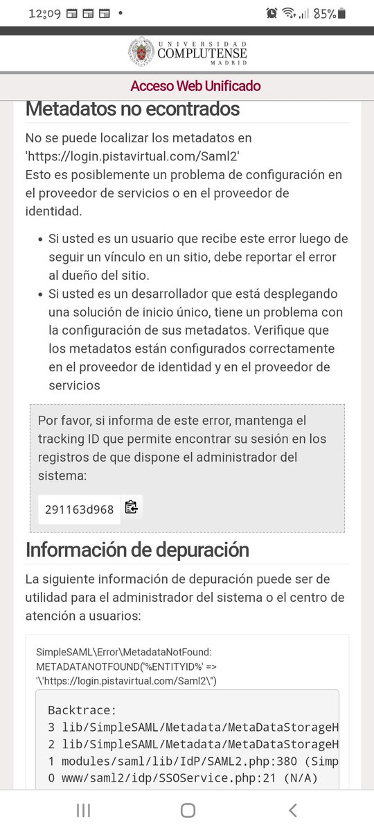 ALihippy's tweet photo. @unicomplutense error al entrar con la cuenta de la UCM para comprar entradas para la piscina en la app. No puedo iniciar sesión https://t.co/APyU38v0PI