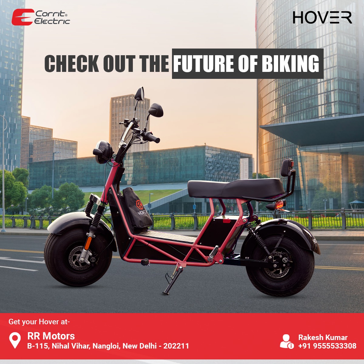 hover_scooter's tweet photo. Wish to see, touch, and buy the new-age Hover? Well, your wish is our command.
Hover is now available at :
RR Motors
B-115, Nihal Vihar, Nangloi, New Delhi - 202211
We await your presence!
#Hoverscooter #Ebike #EV #ElectricBike #dealership #dealers #BookNow #future #TeamHover https://t.co/IVZ9Ypldxk