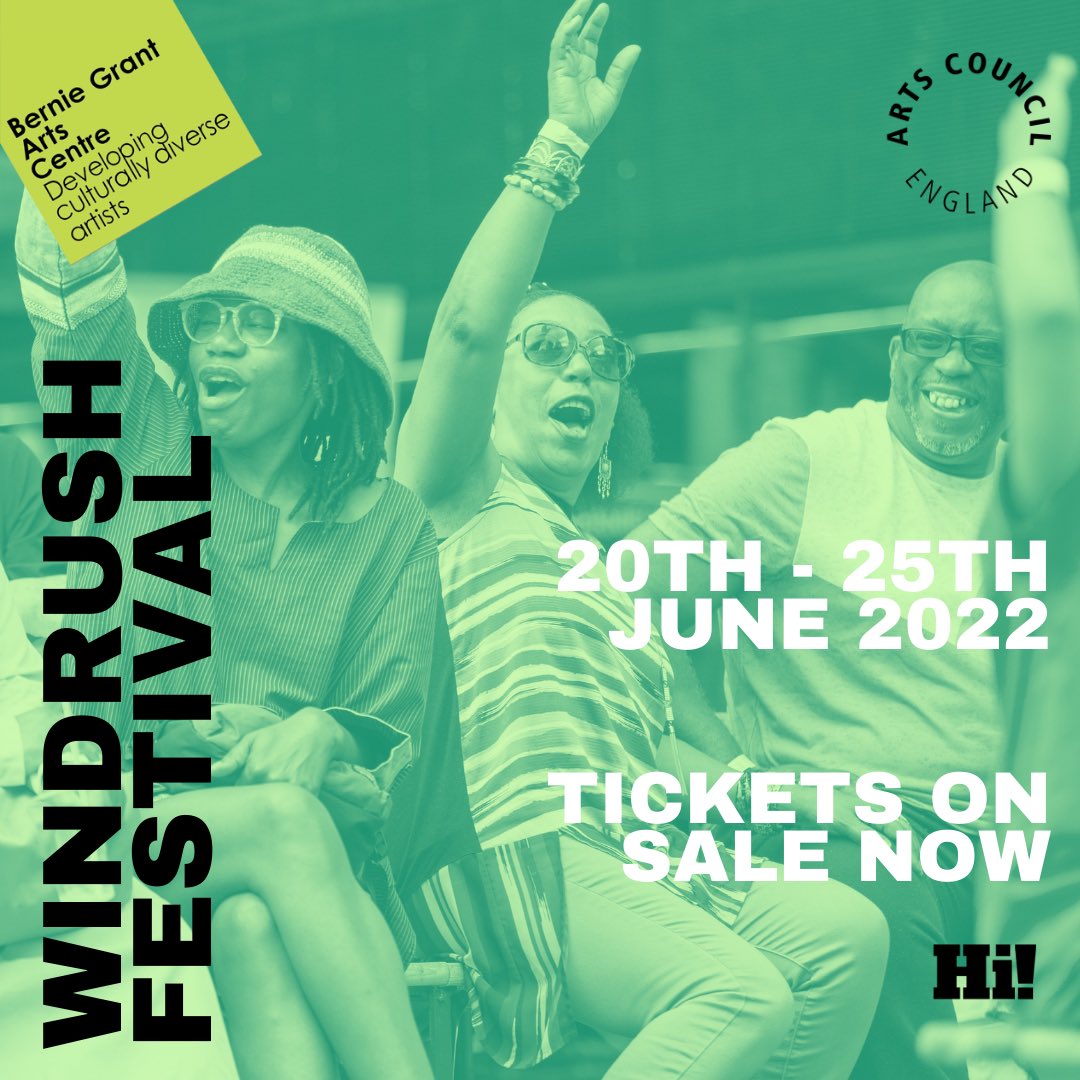 BGArtsCentre's tweet photo. On Saturday 25th come and party with us and celebrate Windrush day in style. We’re holding our fabulous Windrush festival in Paul’s Square again and we have DJ sets, live music, food, drink and more. 
Head to our website for the full line-up of events 👉🏾 https://t.co/86mePEU7u8 https://t.co/u1S0qpRicv