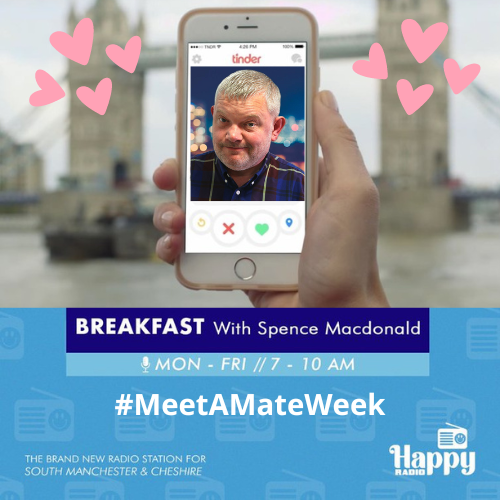 spencemacdonald's tweet photo. It's #MeetAMateWeek with top tips on @HappyRadioUK Breakfast this morning on finding the right one if you're single...one involving the #TransPennineTrail. And don't worry - I'm NOT on Tinder! God forbid!!! https://t.co/onhiiPfboq