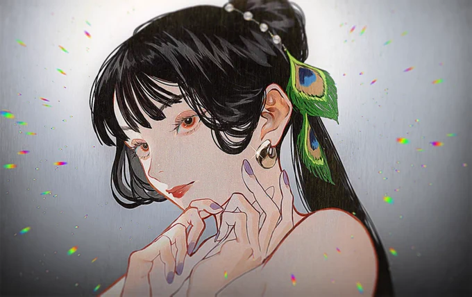「孔雀」再掲。 