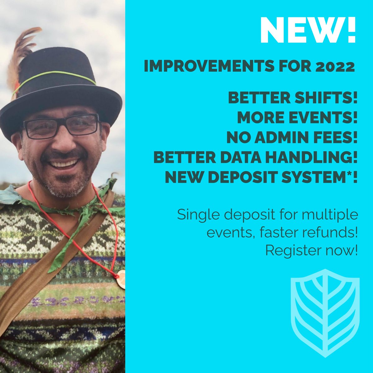 WHAT'S NEW FOR 2022 ❓We are working hard behind the scenes to make this year's Eco Warriorz Volunteer festival experience the best yet! 💃 🕺

Who's up for joining us at some iconic events! Where our aim is to help make clean campsites the new normal! ecowarriorz.org.uk/apply/ 💚
