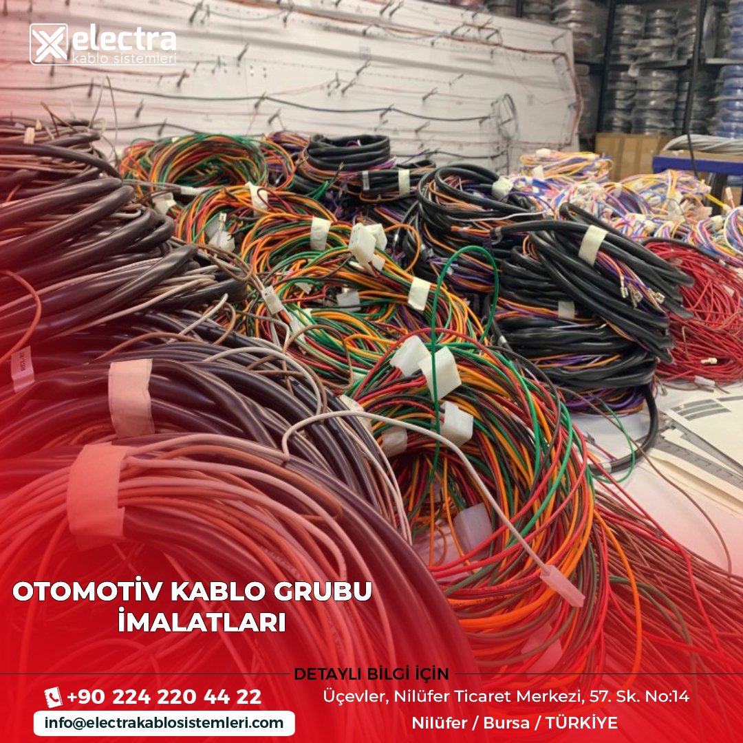 electrakablosis's tweet photo. ELECTRA KABLO SİSTEMLERİ

OTOMOTİV KABLO GRUBU İMALATLARI 

#electrakablosistemleri #electramuhendislik #thewiringharnesscompany #kablosistemleri #kablodemetleme #cables #terminals #connectors #fuseboxes #bootsandcovers #ConvolutedTubing #PvcTubes #IndustrialKitchen #Machinery https://t.co/Dnx1CJ1BYC