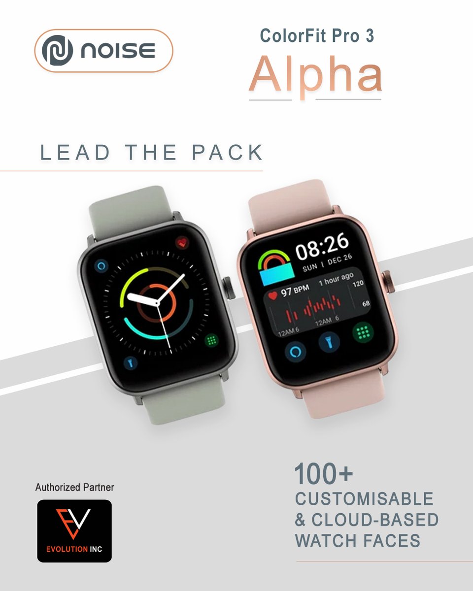 evolutioninc_'s tweet photo. Noise ColorFit Pro 3 Alpha #Smartwatch with 100+ #WATCH Faces & Voice #Calling
Evolution Inc - business@evonext.in
#ColorFitpro3 #noisesmartwatch #evolutionincindia #distributors #india #fitness #gadgets #smartwatches #sportswatch #sports #noisewatch #noise https://t.co/CmHH9JLcUc
