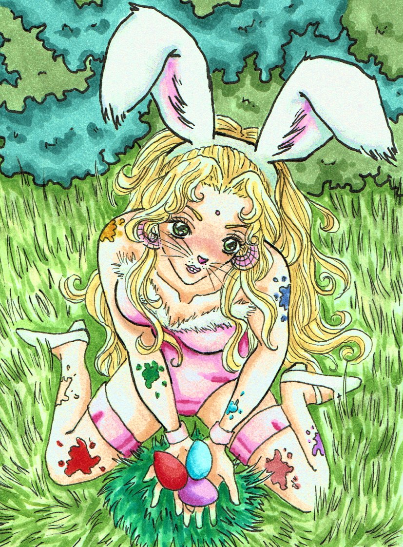 carikku's tweet photo. Sarita Bunny! First colo layers.
#inkcircle #occhallengeinkcircle https://t.co/UCsaT5x5zo