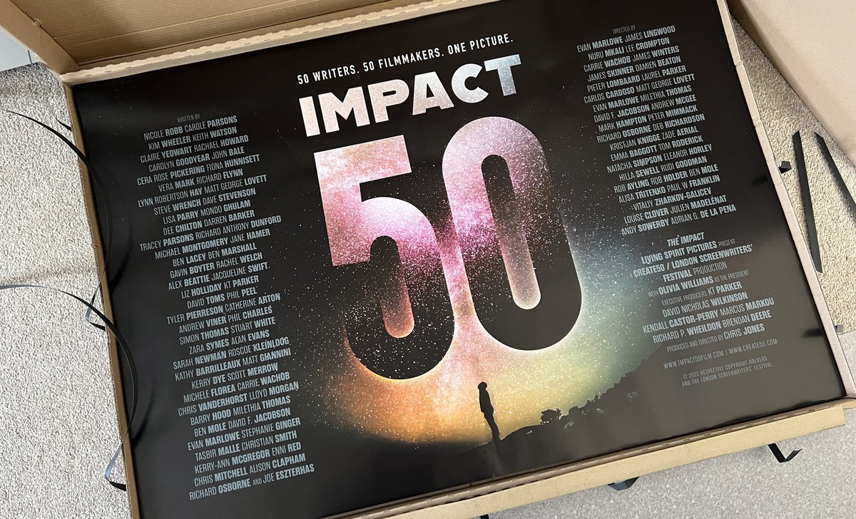 The Impact50 Posters Have Arrived!  We are making the posters available for £20 (for two posters), including shipping (in a cardboard poster tube). You can grab yours below… I am closing this offer at the end of June 2022. impact50film.com/the-impact50-p…