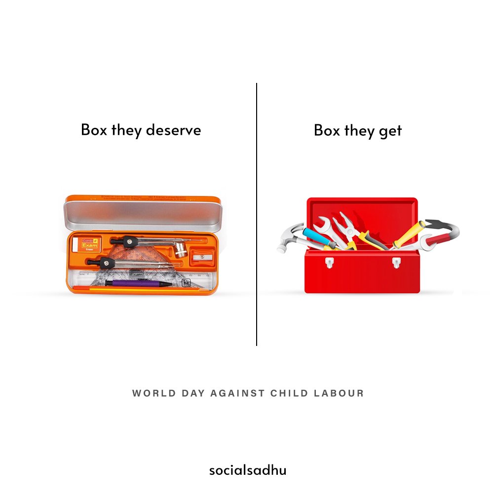 SocialSadhu's tweet photo. #WorldAgainstChildLabourDay #stopchilr https://t.co/DfT9xNM3UH