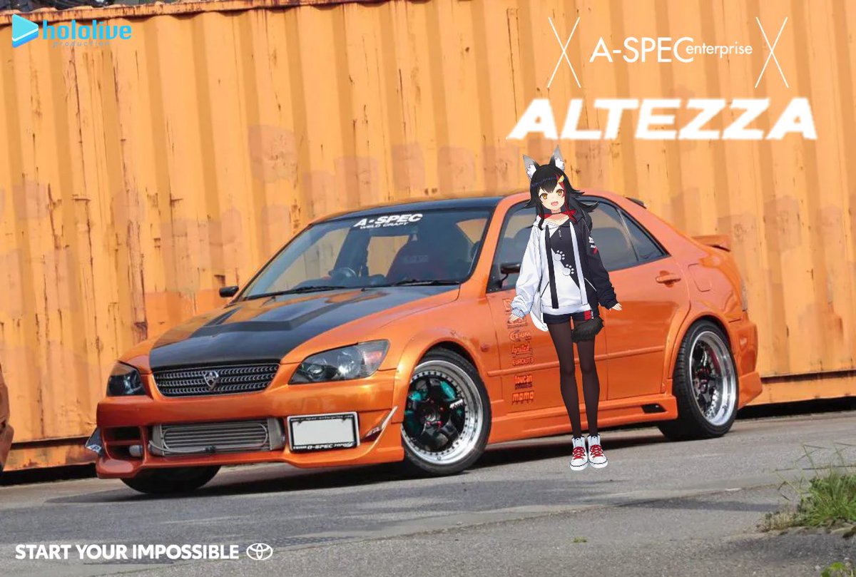 jam2521you's tweet photo. 走りも総てが
みぉーん(オオカミ)級
です。
#大神ミオ #みおーん絵
#hololive #Toyota #A_SPEC https://t.co/SvoRd8zkQB