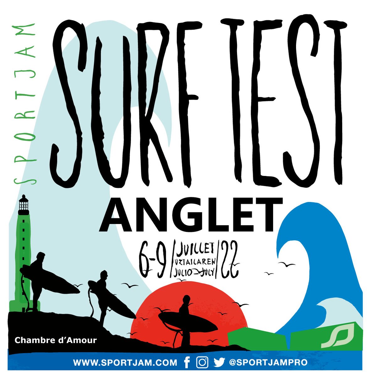 Sportjampro's tweet photo. ESP>📣Atención! Nueva etapa del Sportjam Surftest en Francia! 🏄🤙📽😍🏖
FRA>📣Attention! Nouvelle étape du Sportjam Surftest en France! 🏄🤙📽😍🏖
ENG>📣Attention! New Sportjam Surftest Stage in France!🏄🤙📽😍🏖
+ info https://t.co/SDyH3qNhMY https://t.co/va4OQmGh6F