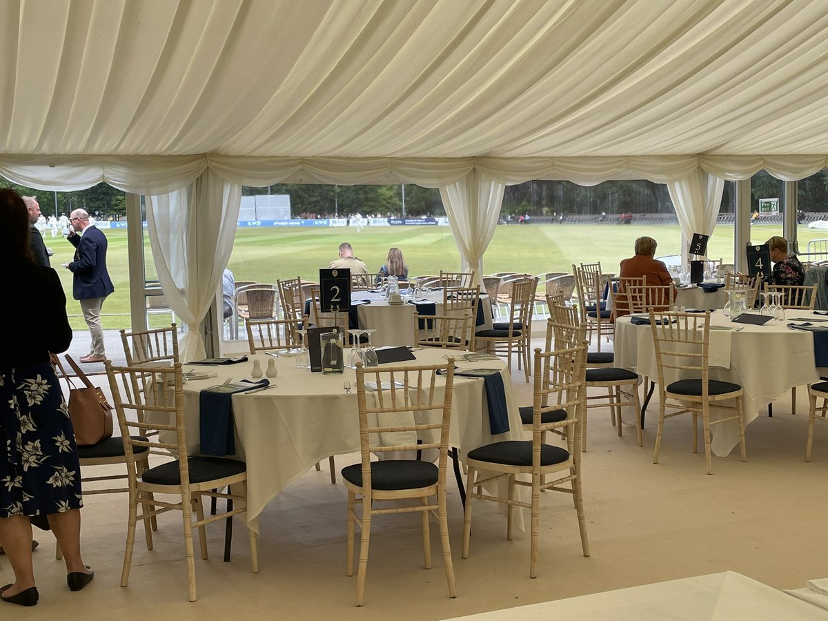 butlersderby's tweet photo. Nice view for us today…hospitality catering at Queens Park in Chesterfield #cricket22 #eventcatering #VIPmarquee https://t.co/bA8otRNZfa