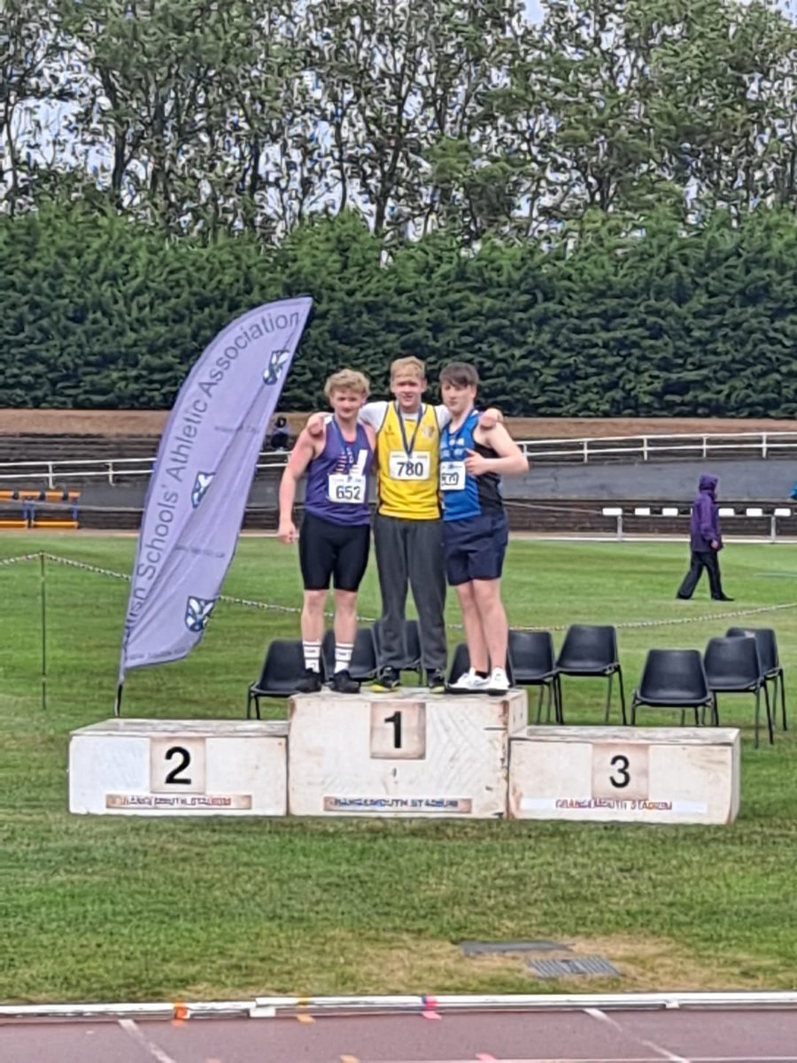 Shell1979Mm's tweet photo. @QAHS_PE 
Bruce Robb Scottish Outdoor Champion 🏆
Gold for Discus 
Gold for Shot put
Awarded The Alexander H Dalrymple memorial Trophy for Outstanding throwing 👏🏆💪
Waiting on the announcement to be selected for the British team to represent in Ireland 🤞
Very proud 😊 https://t.co/i97J03rNbR