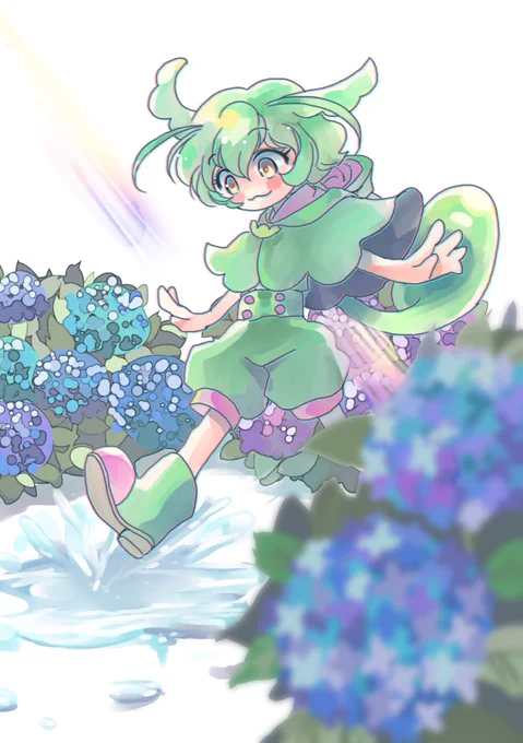 #ずんだもん
梅雨の晴れ間だずんだもん 