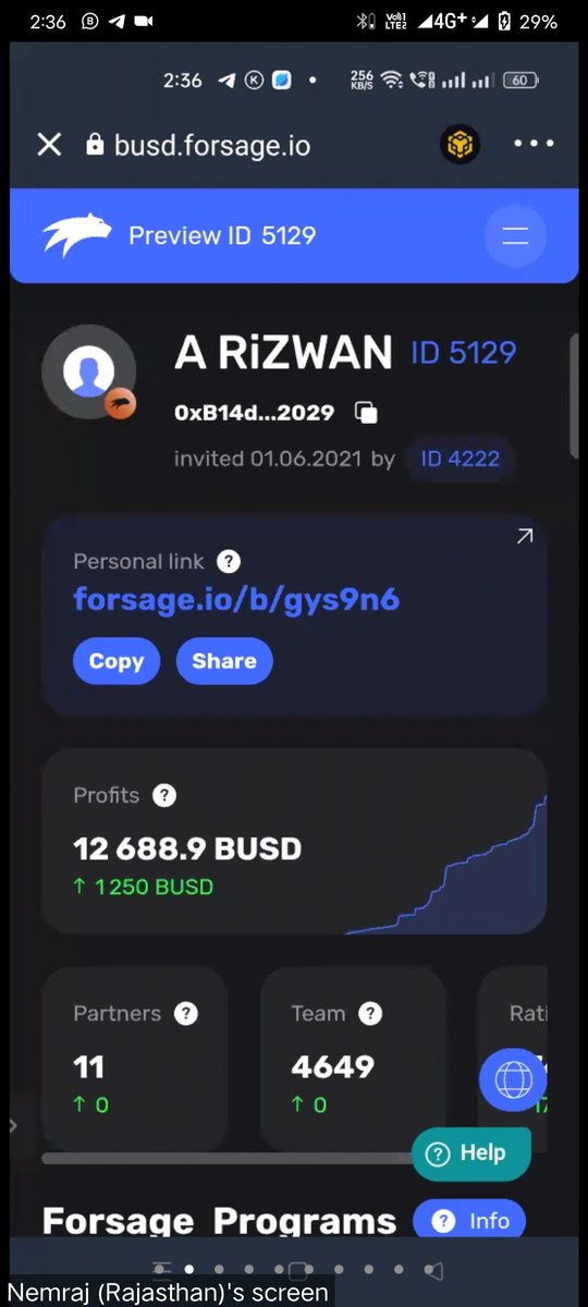 hrbarwar's tweet photo. Single Day Earning $1250 usdt without any risk contact me 9549701947 https://t.co/W4RUx4CFVl